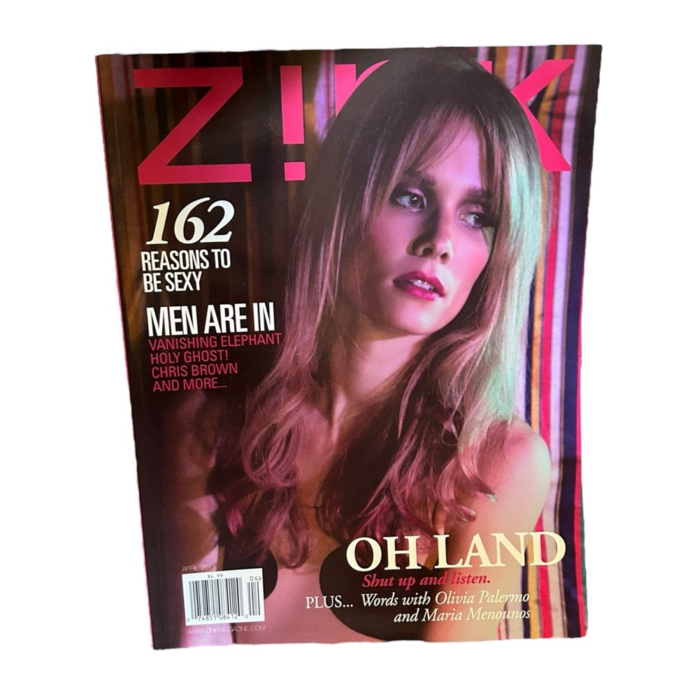 Zink Magazine April 2011 Oh Land Cover Indie Fashion Lifestyle Art Beauty